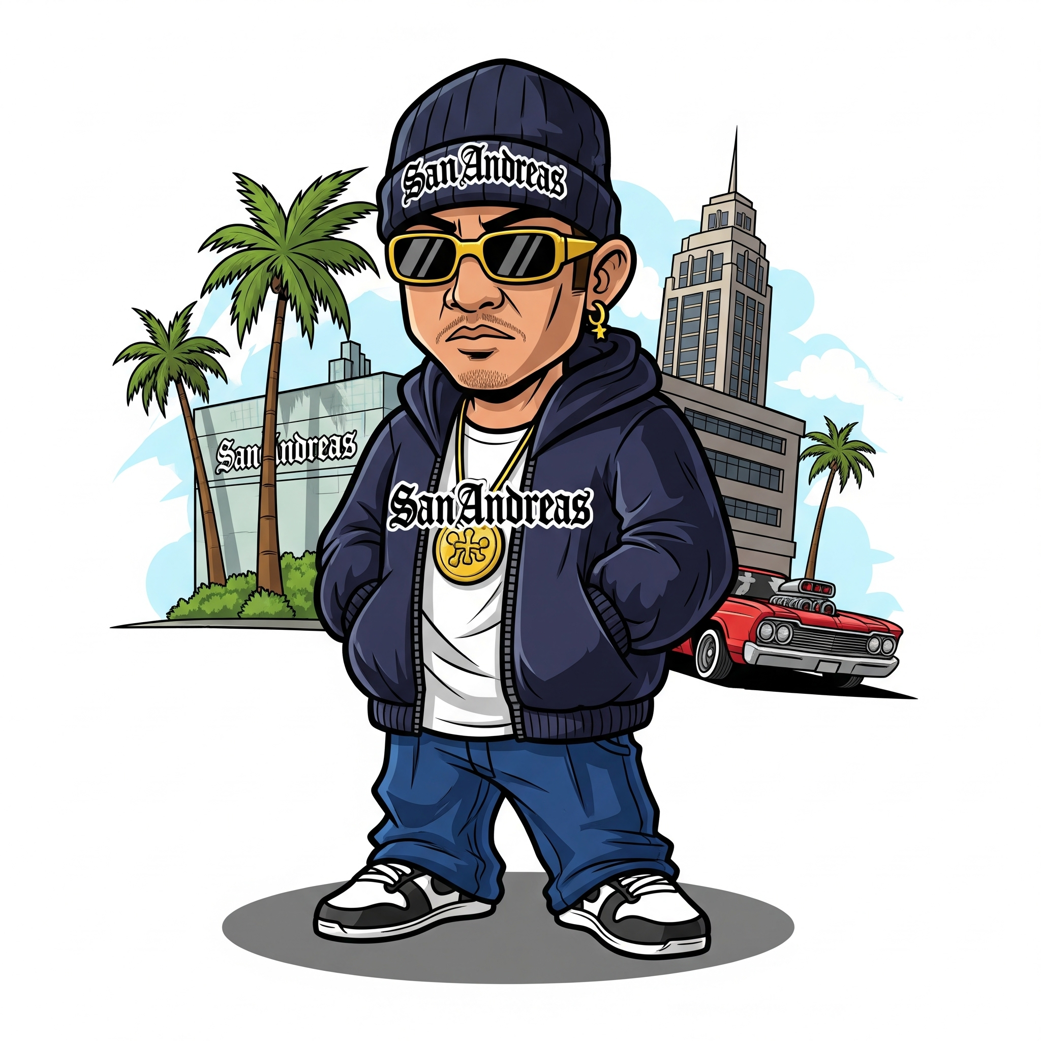 Portada del juego GTA San Andreas